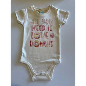 Love And Donuts Organic Infant Bodysuit